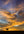 Photograph of vibrant sunset and cloud formations in the Masai Mara, Kenya